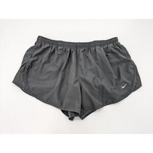 Nike Women's Lined Running Shorts Dri-Fit Gray 895116-021 Size Large